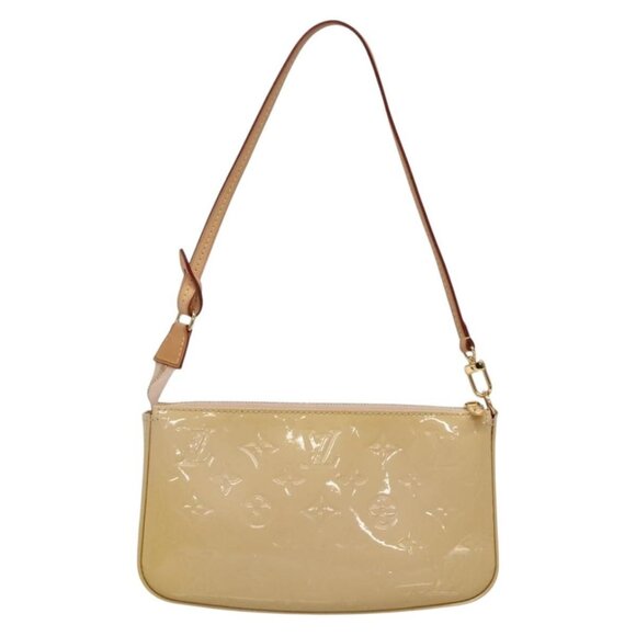 LOUIS VUITTON Vernis Pochette Accessoires Rose Angelique M90072 LV Auth 135464 - Picture 3 of 16